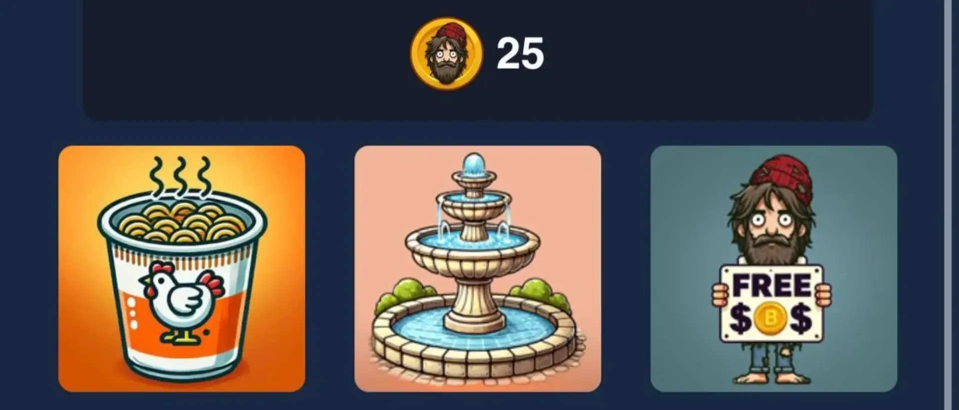 Bums Daily Lottery Cards
