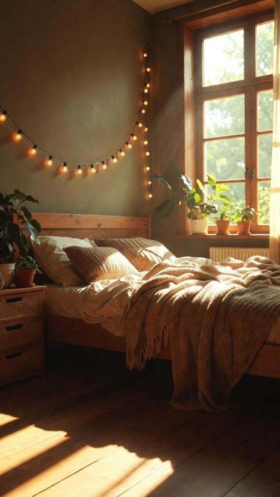 Warm Autumn Cozy Bedroom