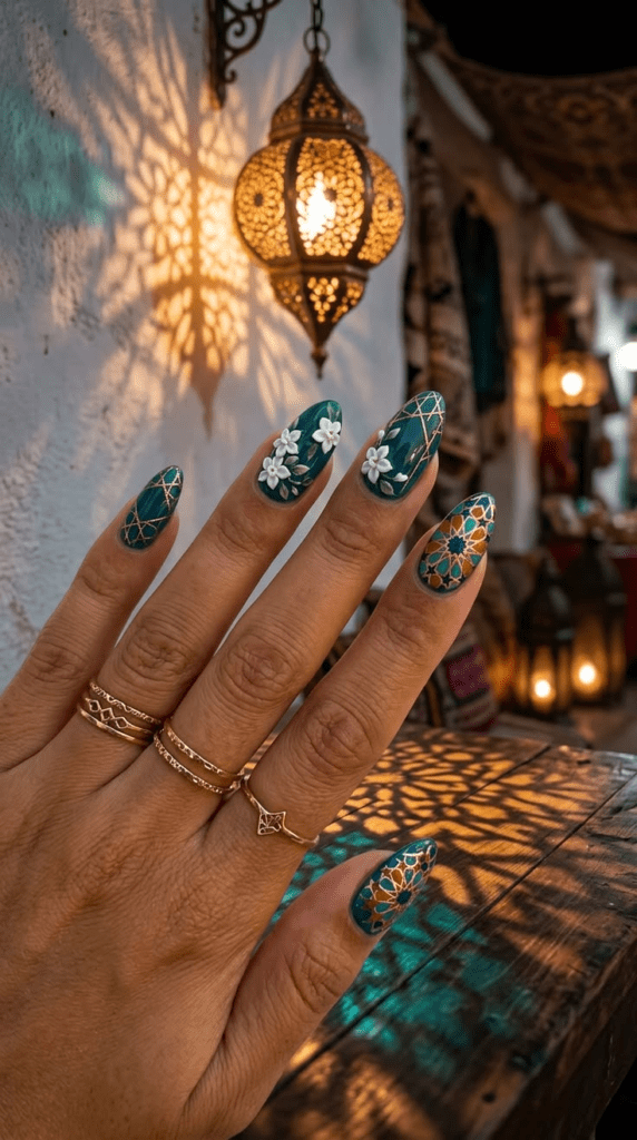 Cotton Candy Marble Nails 5 image 149