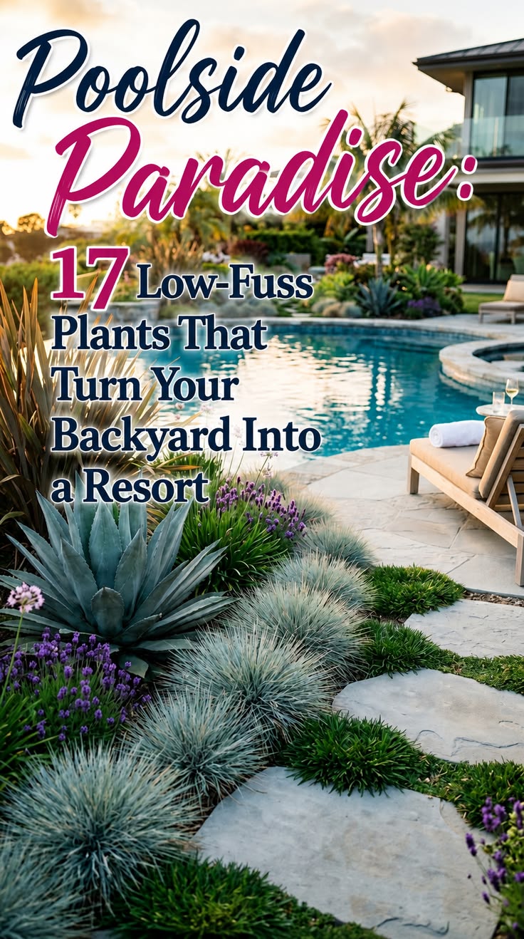 17 Low-Fuss Plants That Turn Your Backyard Into a Resort