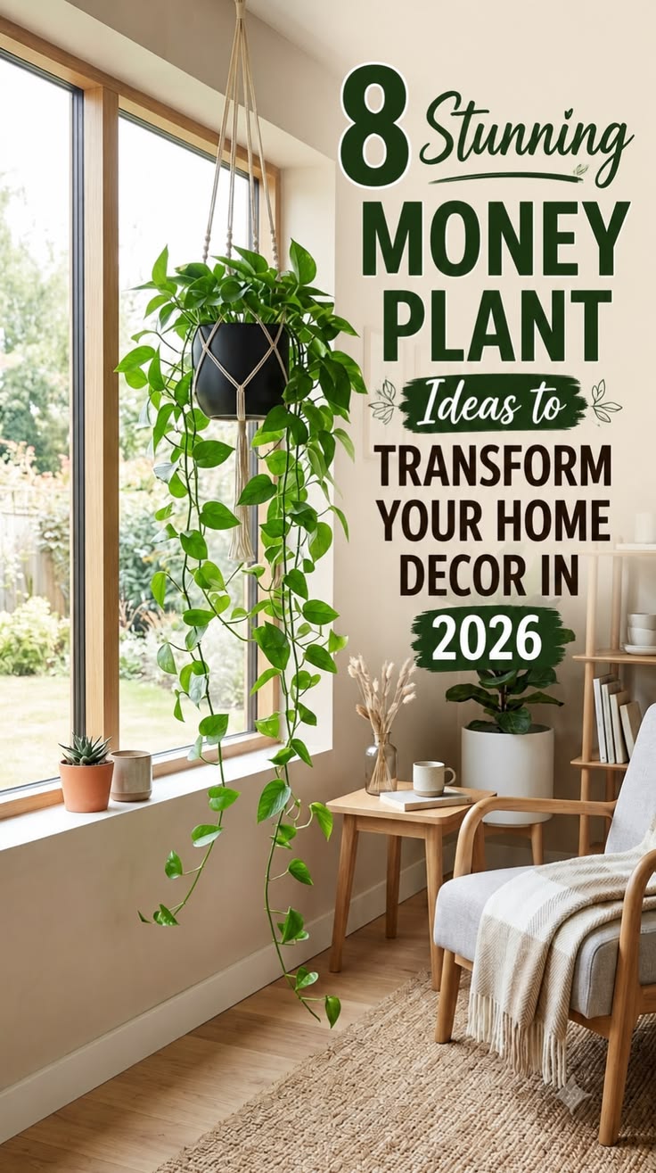 8 Stunning Money Plant Ideas to Transform Your Home Decor in 2026