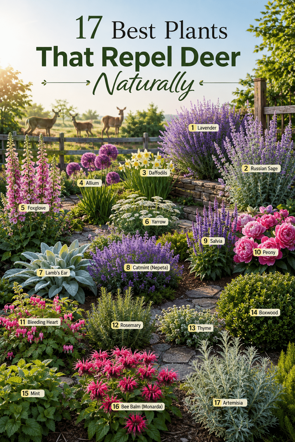 17 Garden Plants Deer Hate