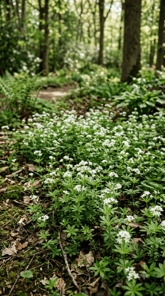 Sweet Woodruff — A Woodland Floor of White Stars