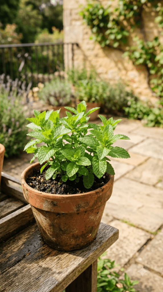 Peppermint — "Fresh Leaves on the Sunny Patio"