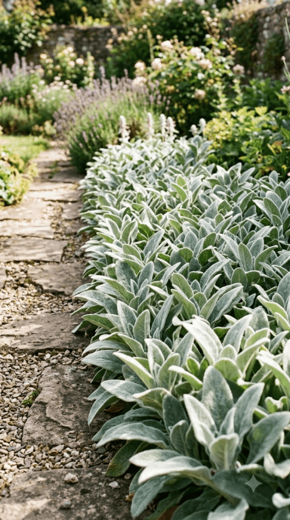 Lamb's Ear — "Velvet Silver Along the Path"
