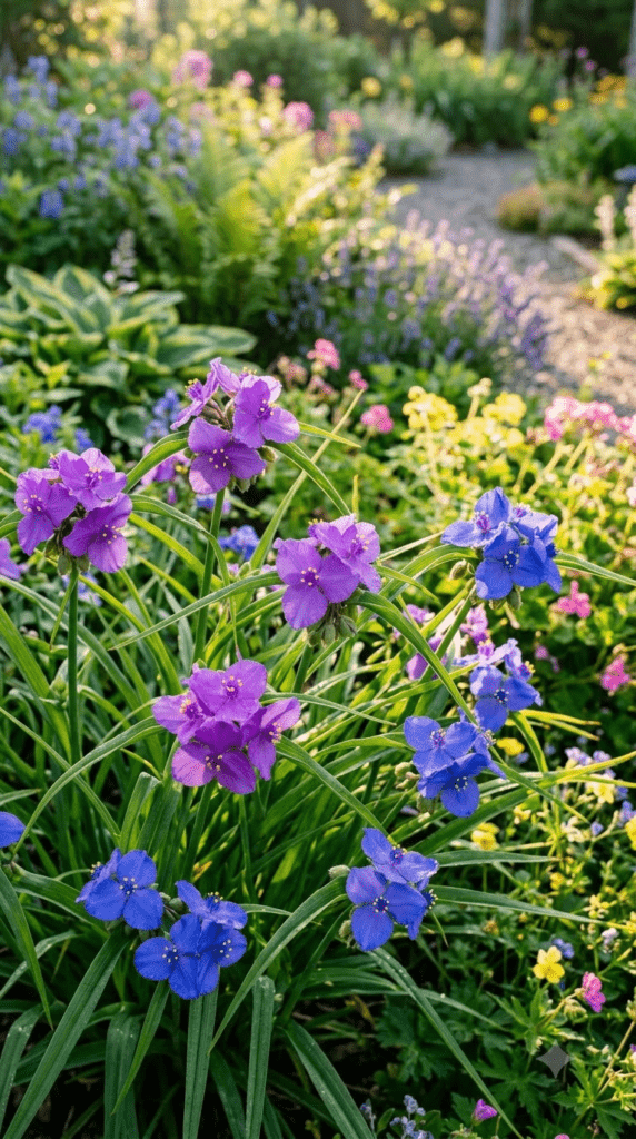 Spiderwort — "Blooms That Open with the Morning"