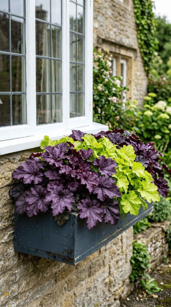 Heuchera — "Ruffled Purple Against the Shade"