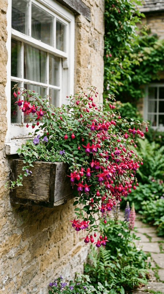 Fuchsia — "Dangling Color That Draws Hummingbirds"