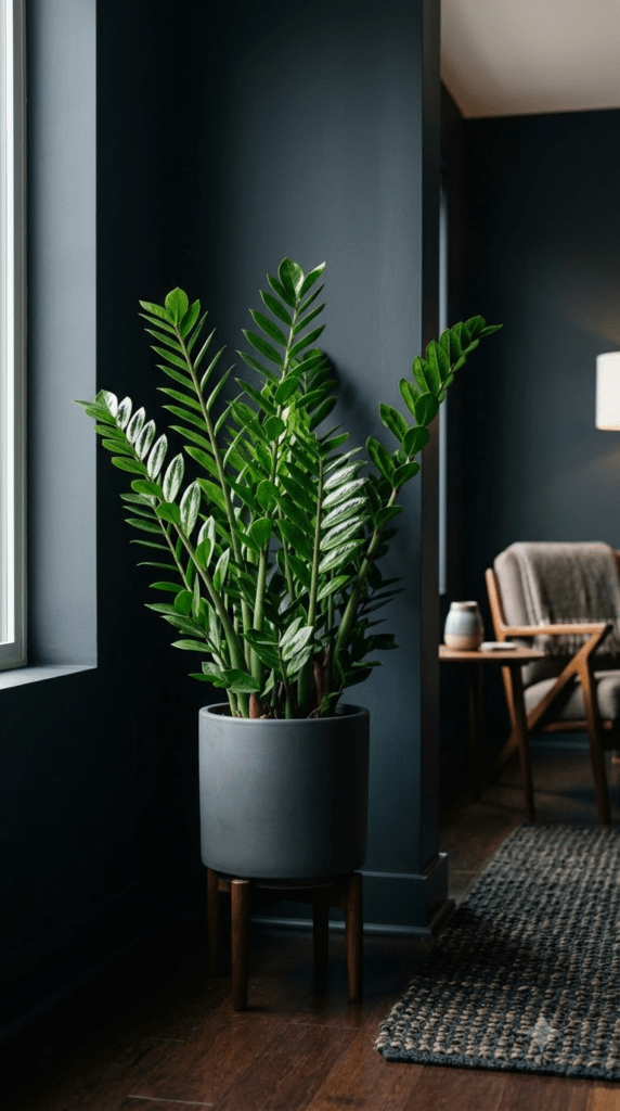 18 Statement-Making Tall Indoor Plants That Transform Empty Corners 13 ZZ Plant — "Polished Green in Low Light"