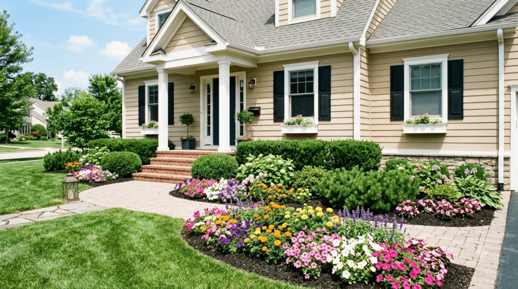 Foundation Planting with Evergreens