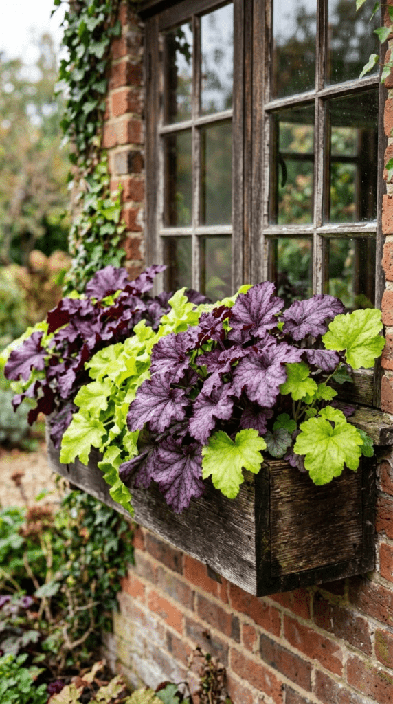 Ruffled Purple Against the Shade