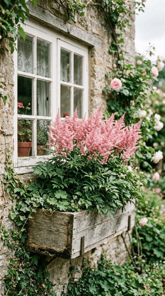 Soft Plumes of Pink Rising Up