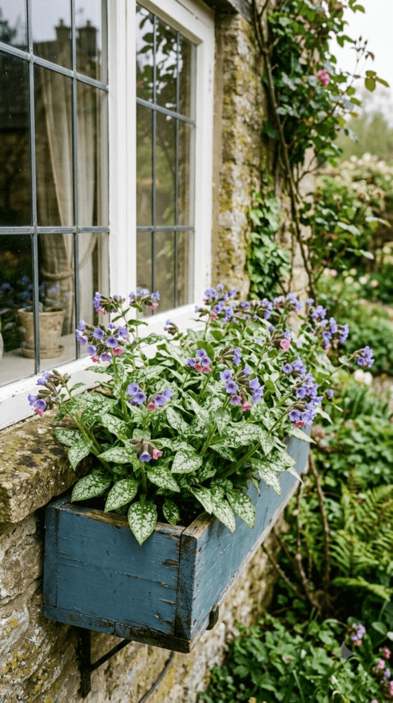 Silver Speckles and Early Spring Blooms
