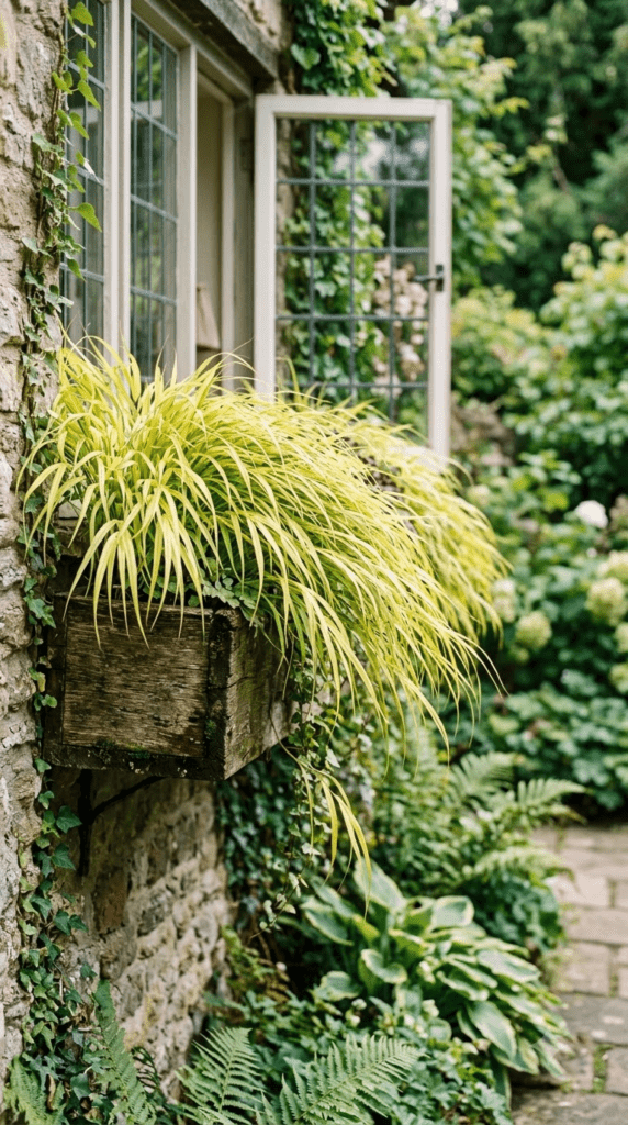 Golden Blades Cascading in the Breeze