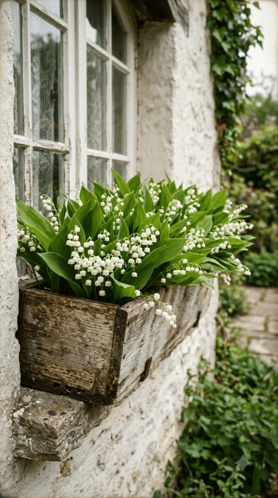 Fragrant White Bells in the Cool Shade