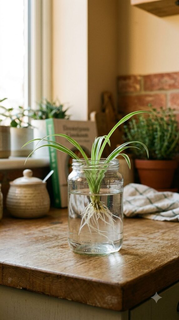 007 6 Maintain Room Temperature Water A Spider Plant c