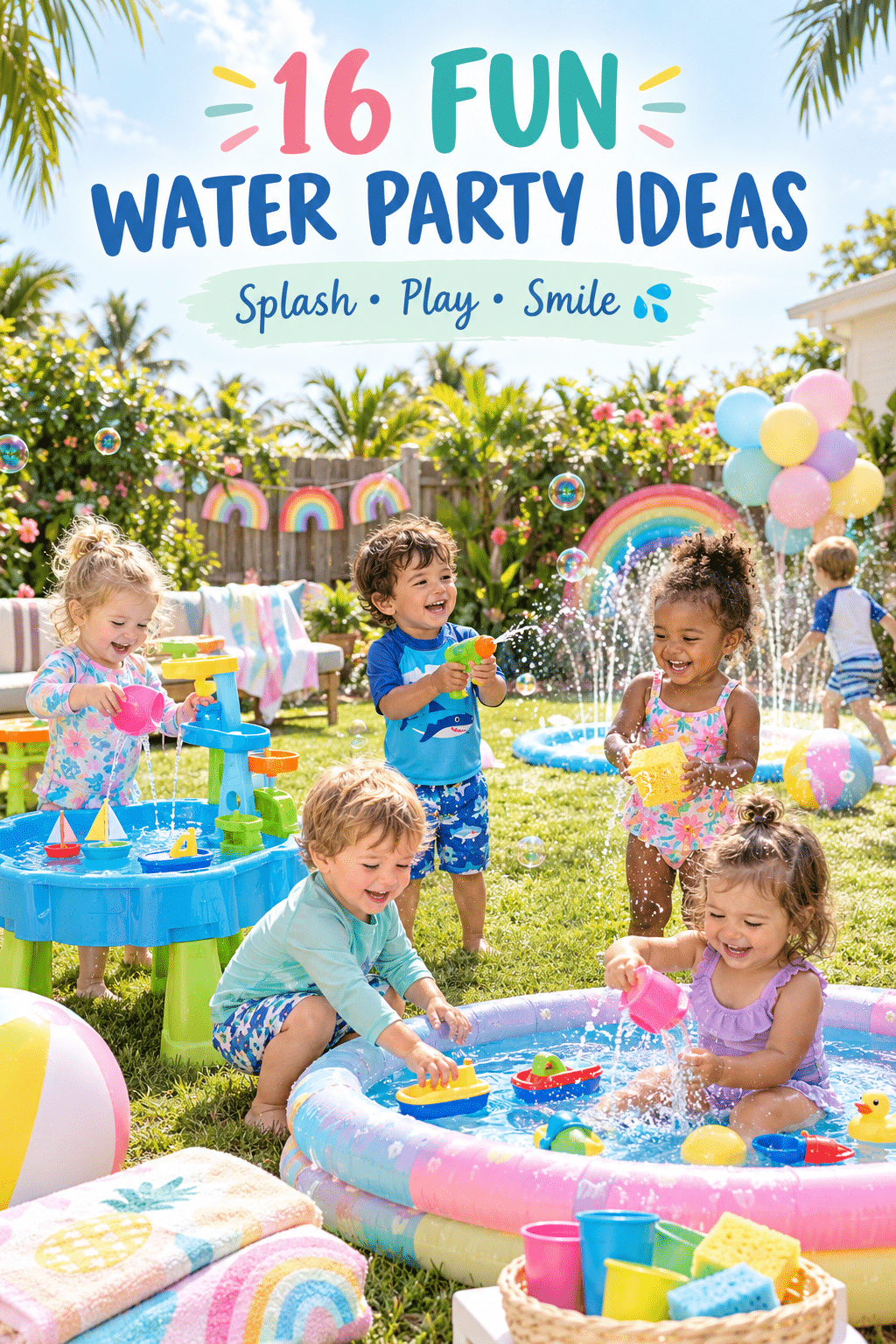 16 Fun Water Party Ideas for Toddlers