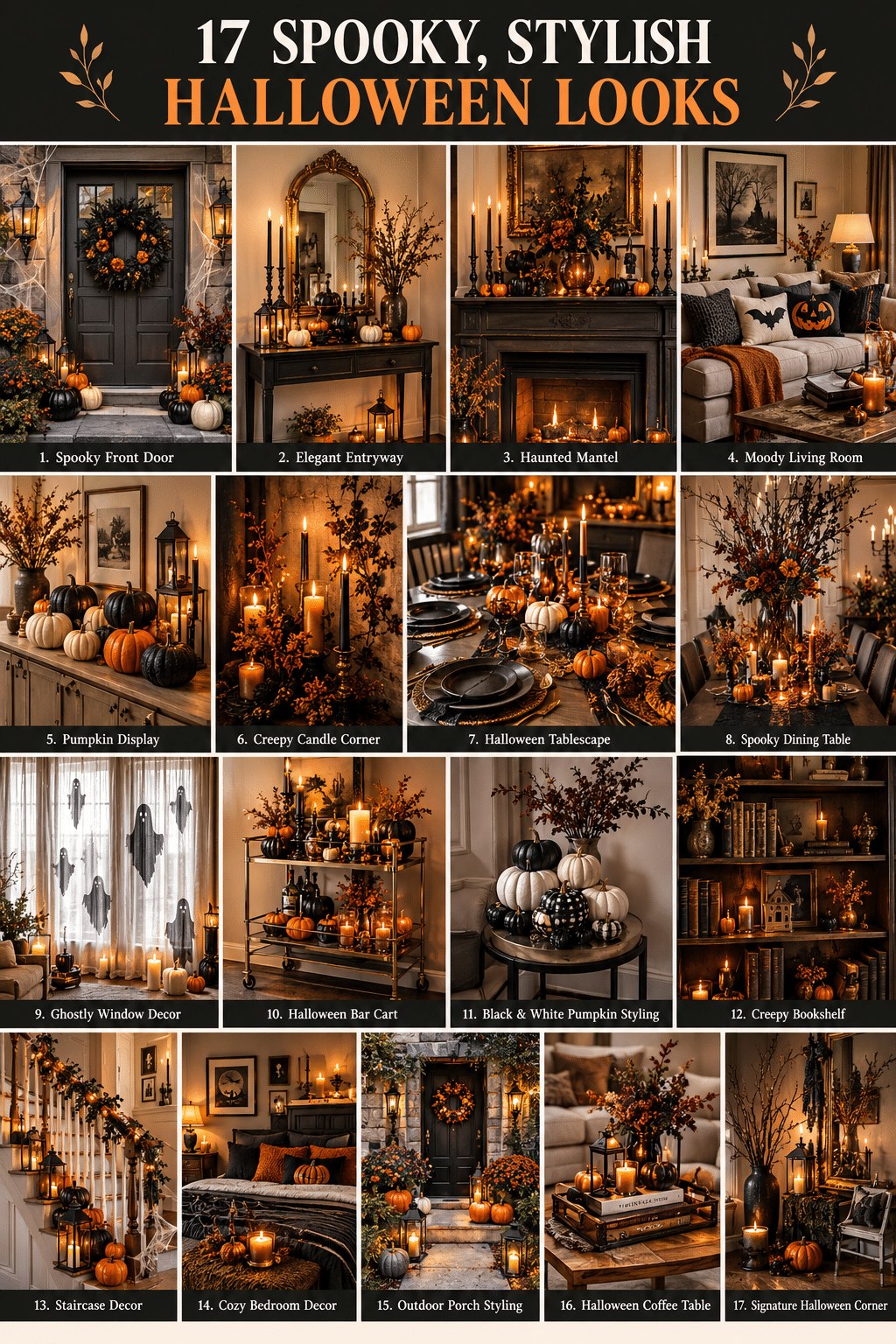 17 Halloween Decor Ideas That Make Your Home Spooky