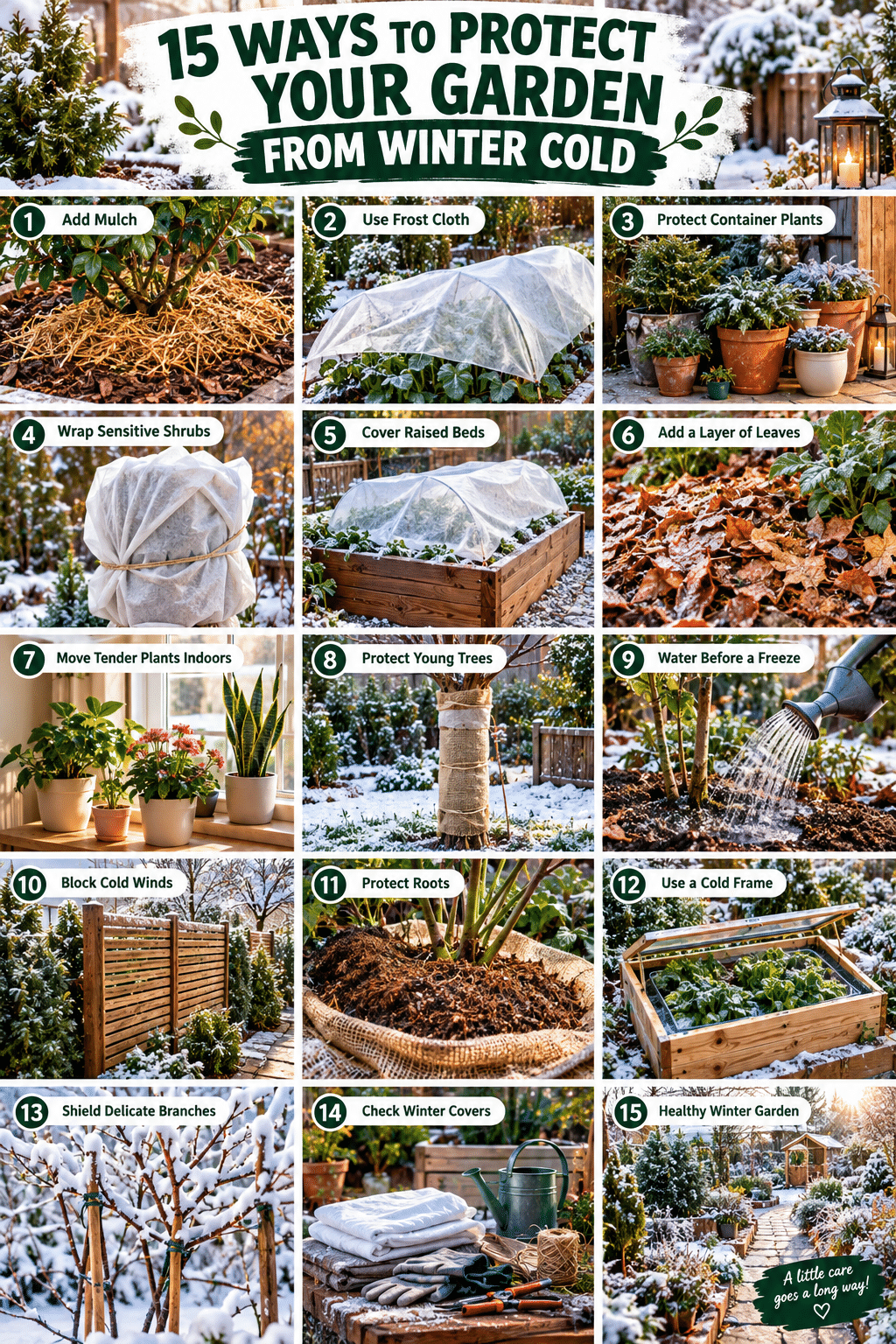 15 Ways to Help Your Garden