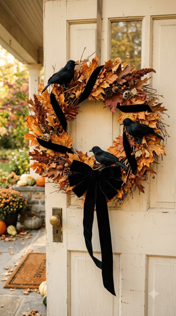 A Wreath That Whispers Autumn, Not Screams