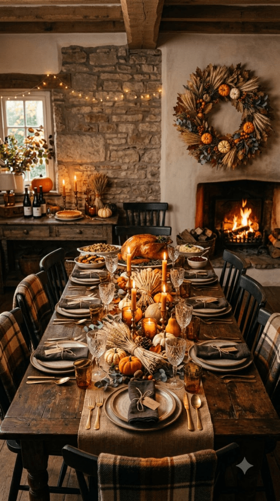 Layers of Amber Light for a Harvest Feast