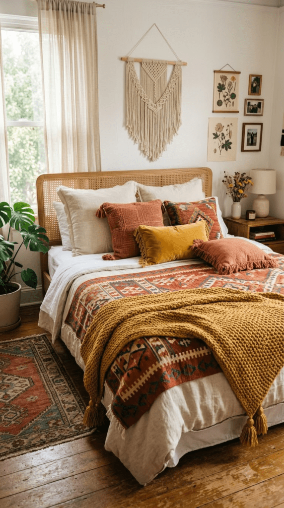 Boho Bedroom Decor Inspiration: 15 Ideas for a Warm, Layered Retreat 3 image 59