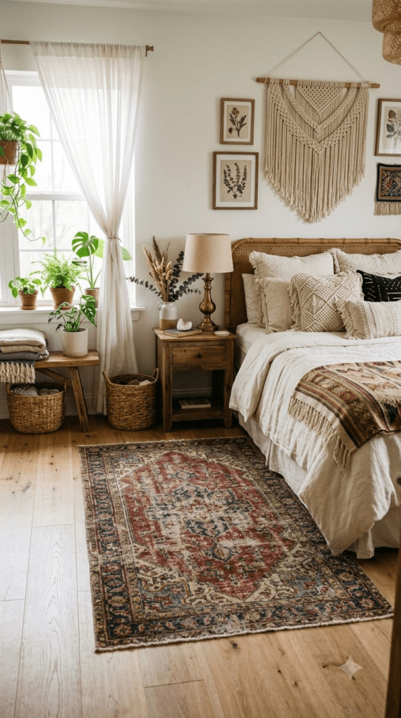 Boho Bedroom Decor Inspiration: 15 Ideas for a Warm, Layered Retreat 5 image 61