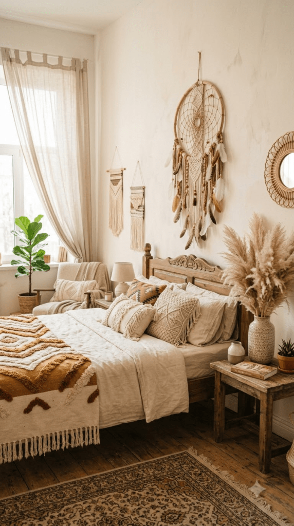 Boho Bedroom Decor Inspiration: 15 Ideas for a Warm, Layered Retreat 11 image 67