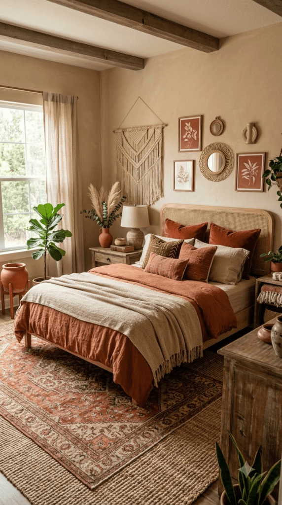 Boho Bedroom Decor Inspiration: 15 Ideas for a Warm, Layered Retreat 14 image 70
