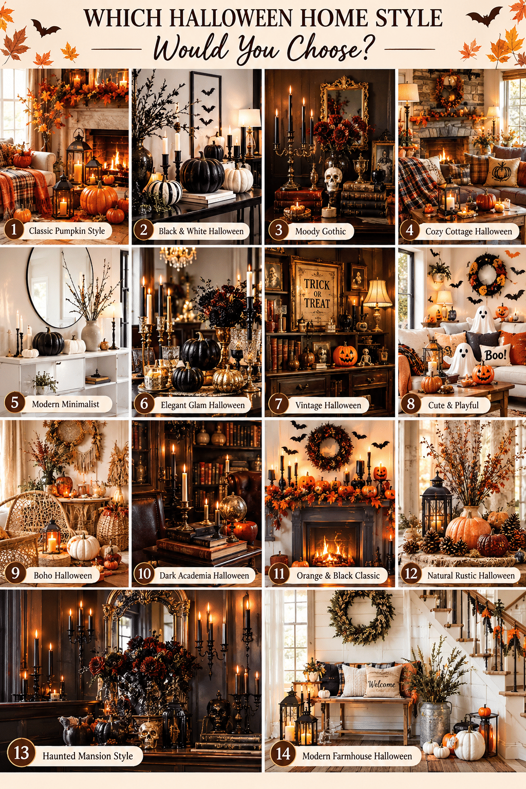 14 Halloween Home Styles