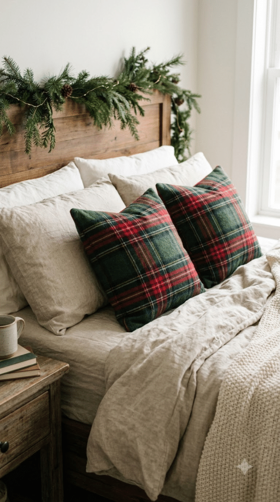 Just a Touch of Tartan on the Bed